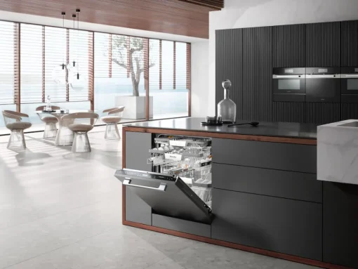 Miele G 17460-60 Scvi Autodos Inoc Cleansteell/Noir Obsidien